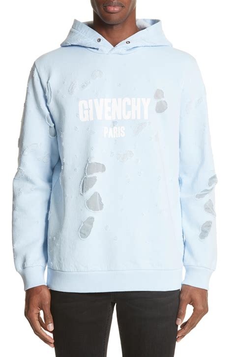 givenchy mens zip up jacket cotton blue|givenchy sweatshirts for men.